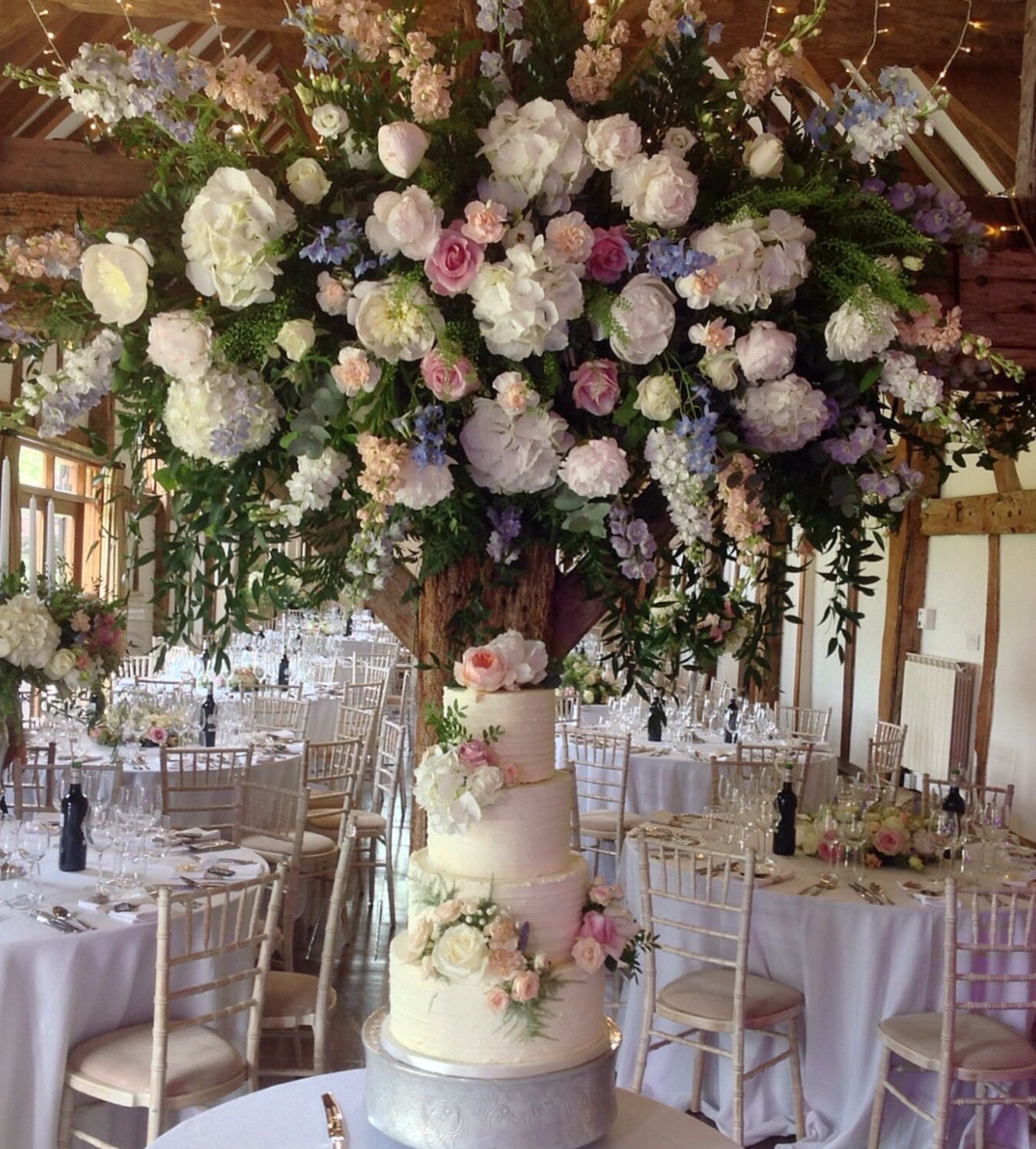 English country garden cutting beds for wedding flowers in West Sussex